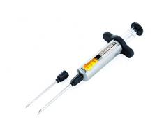 GEFU GE89162 Seringue à Marinade Acier Inoxydable Blanc 16,6 x 9,8 x 5 cm