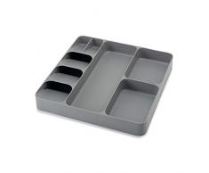 Joseph Joseph DrawerStore - BoÃ®te Ã Couverts, Polyvalente, pour Tiroir, Plastique, Gris, 39,4 x 37,9 x 5,3 cm