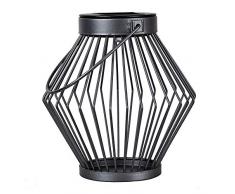 Pauleen 48071 Sunshine Hope Lanterne Solaire Grise dextérieure-pour balcons ou Jardins, Métal, 0.005 W