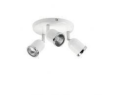 Mathias 3360290 Mambo D17,5H13,5 Spot, MÃ©tal, GU10, 230 W, Blanc, H13, 5