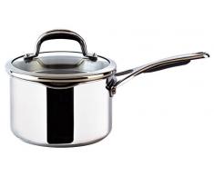 Meyer Select Casserole avec Couvercle, Acier Inoxydable, Argenté, 18 cm