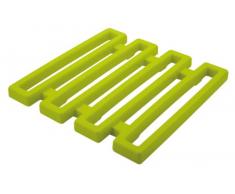 Zak Designs 0204-0900 Dessous de Plat 15X15 cm Mélamine Vert Meeme