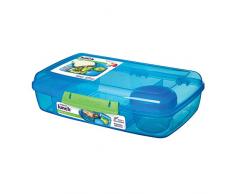 Sistema Bento Lunch Box avec des fruits/pot de yaourt, Multicolore, 1.76Â litre couleur assortie