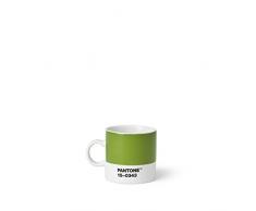 PANTONE 101040343 Tasse à expresso Céramique Vert 15-0343 6,20 x 8,60 x 6,15 cm