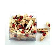 Ghisi Walter Pinces Ã Linge en Forme de Coccinelle Multicolore 35 mm