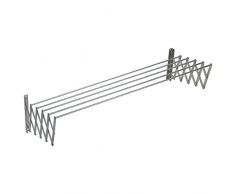 Sauvic 90830 Séchoir à Linge Extensible en Aluminium 100 cm, Autre