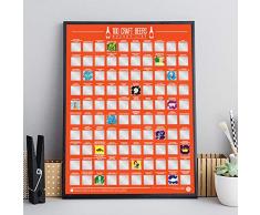 Gift Republic Raye Poster, Multi, taille unique