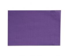 Zeller Ensemble de Sets de Table 45x30cm en Pourpre, Autre