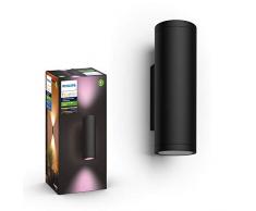 Philips Lighting 915005842801 Philips Hue White and Color ambiance APPEAR, Applique ronde noire, Aluminium