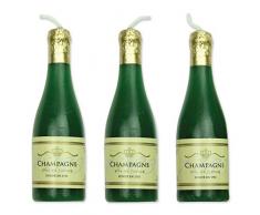 PME CA002 Lot de 6 Bougies, Plastique, Multicolore, 1,5 x 1,5 x 5,3 cm