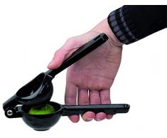 APS 93189 Presse à citron, Coulée sous pression en aluminium, Noir, 9 x 12 x 16 cm