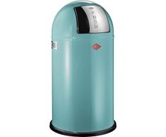 WESCO 175831-54 Pushboy Poubelle Turquoise 40 x 40 x 75Â cm 50Â l