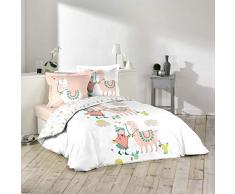 douceur dintÃ©rieur parure 3 piÃ¨ces 200x200 cm happy lama