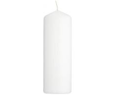 Bolsius Lot de Bougies Pilier Bougies Pilier Pillar Candle 200mm Ã 68mm Blanc
