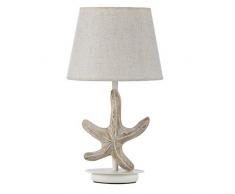 ONLI 4928/L Lampe de table, Bois, Beige