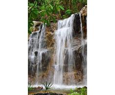 Poster vertical XL déco CHUTE DEAU 150 x 240 cm | Trompe lœil Déco murale Qualité HD Scenolia