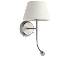 Mathias 3310140 Applique Brice Liseuse LED D22 H45,4, Métal, E14, 28 W