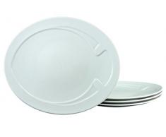 CreaTable, 16695, SÃ©rie GOURMET, Assiette Ã Grill Fish 30 cm 4 piÃ¨ces