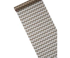 Santex 4648 Chemin de Table Chevron PailletÃ© Tissu Or