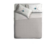 Ipersan 1 Personne Complet lit Fine Art Photographique Stella Gris Bleu 160x300cm.