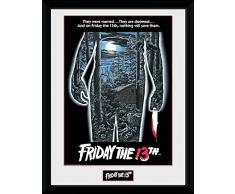 GB eye Poster encadrÃ© Friday The 13th en bois 33 x 44 x 3 cm