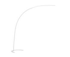 TRIO, Lampadaire, Shanghai incl. 1 x LED,SMD,18,0 Watt,3000K,1800 Lm. Corps: metal, Blanc L:65,0cm, H:210,0cm, P:200,0cm IP20,Variateur intégré