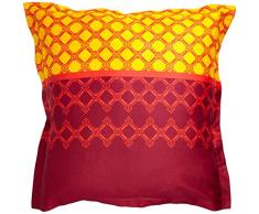 Essix - Taie de traversin Destination Satin de coton Multicolore 43 x 190 cm