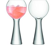 LSA International Moya Vin Ballon en Verre, Clair, 550Â ML, Lot de 2