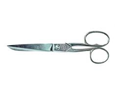 Locau 3120.GA Ciseaux Lingère Grand Anneau Gaucher - 18 cm, INOX, Argent, 23x7,5x0,5 cm