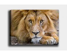 Bonamaison Peinture sur toile, multicolore, 30 x 40 cm - Conçu et fabriqué en Turquie