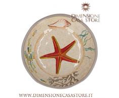 Sea life by Rose & Tulipani Lot de 2 Assiettes Ã Soupe en mÃ©lamine