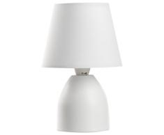 ONLI - lampe Ã chevet mignon Nano avec base en mÃ©tal et abat-jour en tissu. Couleur blanc