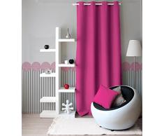 Enjoy Home 2015FU140240 Rideau Bachette Polyester avec 8 Åillets 140x240cm Fushia, 240x140 cm