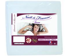 Nuit de France 329396 65/65 ProtÃ¨ge Oreiller Coton Blanc 65 x 65 x 1 cm