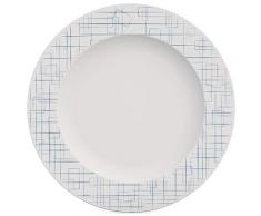 Ornamin Assiette Plate Ã 22 cm Papyrus Bleu MÃ©lamine (ModÃ¨le 1203) / assiette Ã dessert, assiette Ã petit-dÃ©jeuner