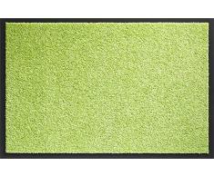 ID Mat Tapis Paillasson, Fibres Nylon sur Semelle PVC caoutchoutÃ©, Vert, 40 x 60 cm