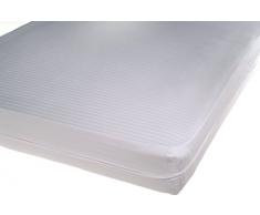 Cándido Penalba Mallorca Housse de Matelas en coutil Plat Satin 90_x_190_cm Blanc