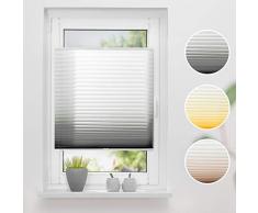 Khome Store plissé Klemmfix dégradé de Couleurs, Anthracite, 110 x 150 cm