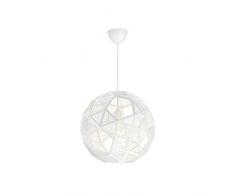 Philips Lighting 3625231PN Dowlas Suspension, Plastique, E27, Blanc, 45,3 x 45,3 x 200 cm