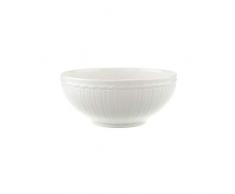 Villeroy & Boch Cellini Plat creux, 21 cm, Porcelaine Premium, Blanc