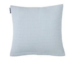 Blanc des Vosges Housse et Coussin, Aqua, 45 x 45 cm