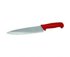 Fackelmann 43254 Couteau de chef HACCP avec manche en polypropylne 36cm (Rouge)
