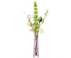 LSA International Sorbet Vase Facile au Mur. Rose, Rose, 6.5Â x 6.5Â x 27.8Â cm