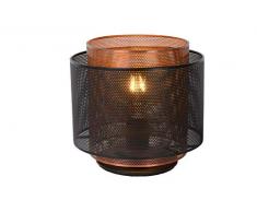 Lucide 02504/01/30 Lampe de table, Métal, E27, 60 W, Noir