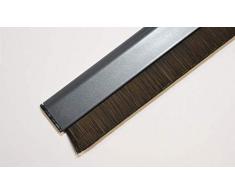 CONFORTEX 12073 Bas de Porte Retractable en Aluminium, Gris, 100cm x 0,8cm x 4,3cm