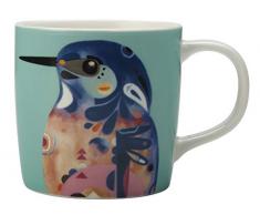 Maxwell Williams DI0215 Tasse Ã cafÃ©/thÃ© Pete Cromer, Porcelaine, Kingfisher, 375 ml