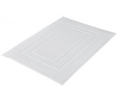Kleine Wolke 3006114377 Plaza Tapis de Bain Coton Blanc 60 x 80 cm