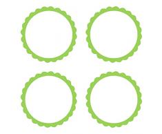 amscan Personalisierbare Sticker 20er Pack Vert Clair
