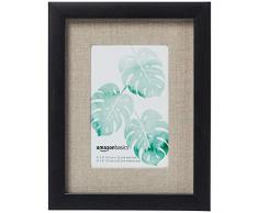 AmazonBasics Cadre photo mural style galerie, 15 x 20 cm pour photo de 10 x 15Â cm, noir (lot de 3)