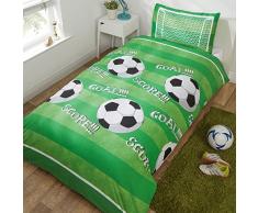 Rapport Football Parure de lit Simple en Polyester Vert